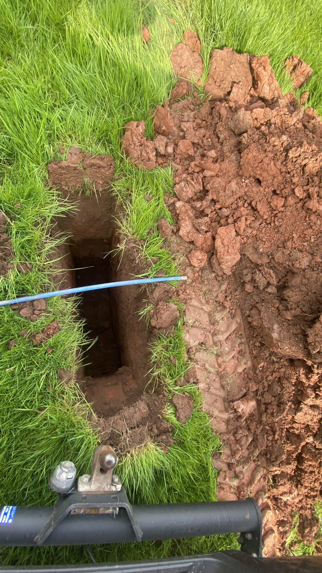 BRE365 percolation test in progress near Malvern