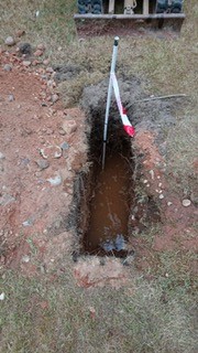 BRE365 percolation test in progress near Leicester