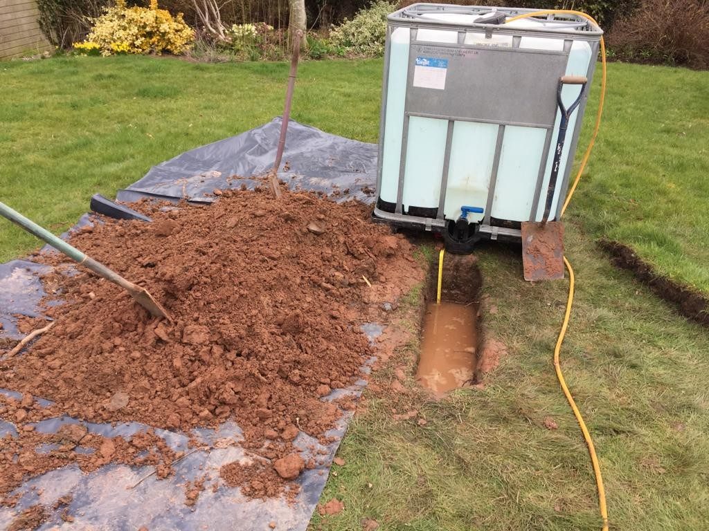 BRE365 percolation test in progress near Evesham